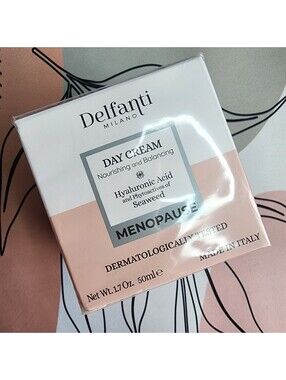 Delfanti Milano Menopause Nourishing Balancing Day Cream Hyaluronic Acid 1.7 Oz